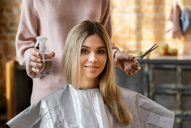Balayage na ciemnych włosach – efekt po zabiegu w LUME
