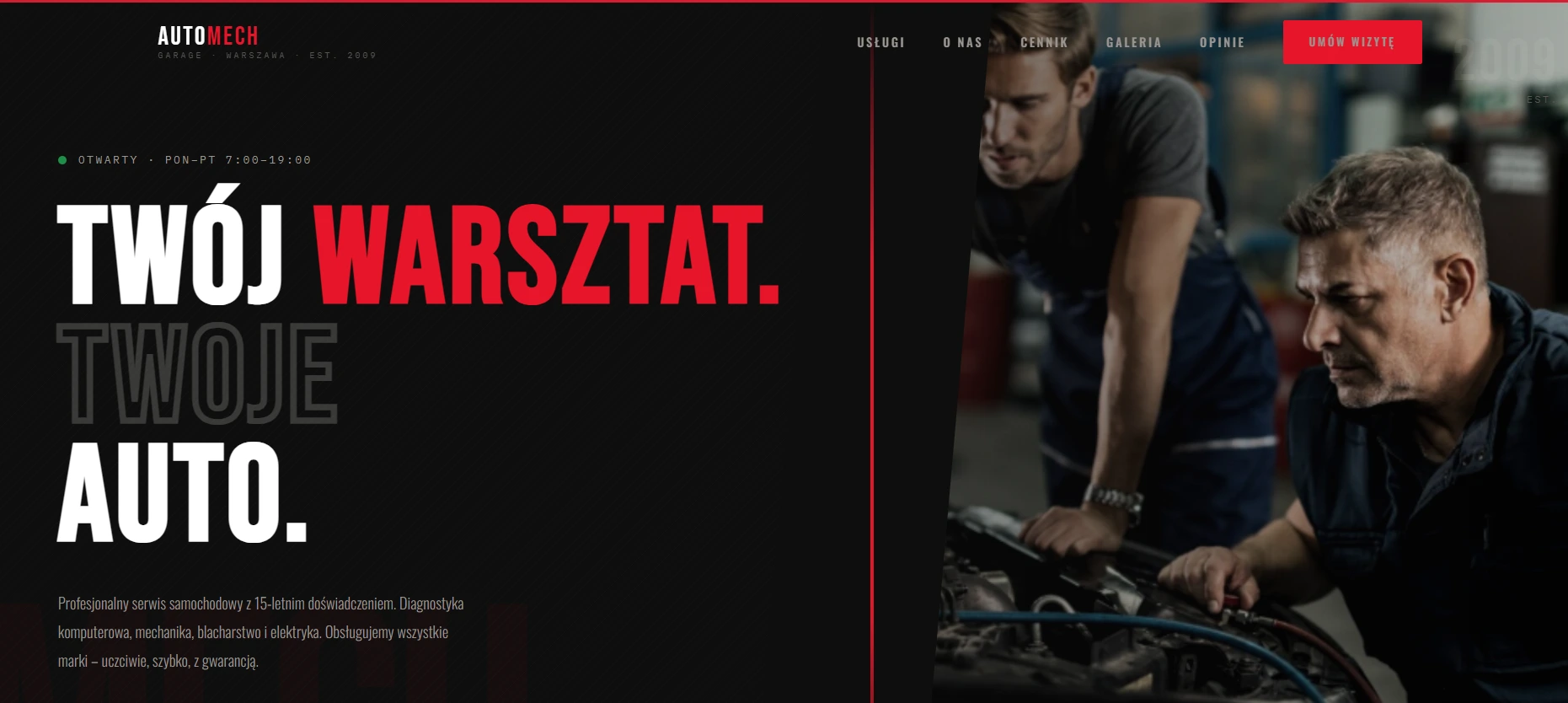 Realizacja - Warsztat Samochodowy